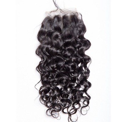 Extensões de cabelo humano com encaixe fechamento tecido de cabelo tecido único 0,2 kg