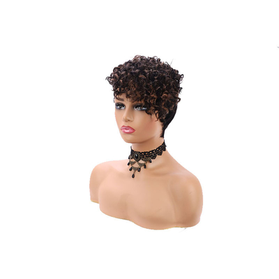Remy Hair Lace Front Technique Pixie Cut Peruca de Cabelo Humano Perucas Curto Brasil