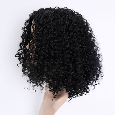 40cm de comprimento Nenhuma Perucas de renda Fabricadas a máquina Perucas sintéticas de cabelo para fabricantes diretos