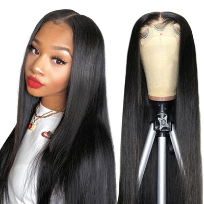 Perucas de renda 100% de cabelo humano virgem renda em T com material base de renda suíça e cutícula completa