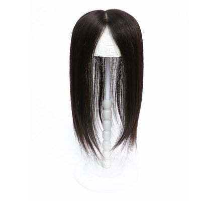 Mulheres Extensões de cabelo Toupee de densidade pesada com cabelos virgens