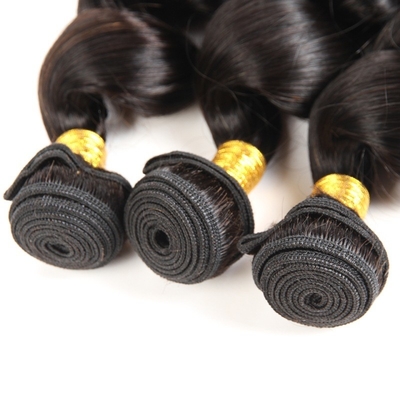 Fornecimento direto de 1B Color Brazilian Human Hair Weave Bundles a preços acessíveis