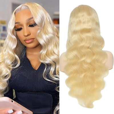 Cabelo comprido 613 Peruca de renda Perucas de cabelo humano 360 renda completa com cabelo Remy