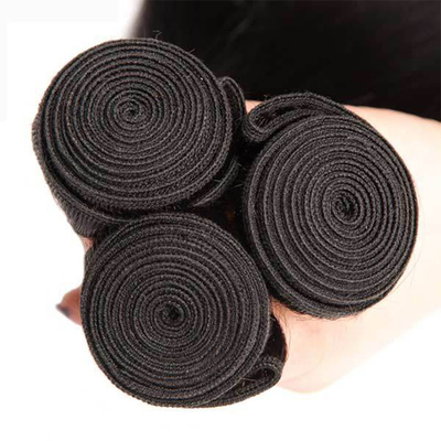 8A Bone Straight Hair Bundles 100% Human Hair Flip In Hair Extensions Venda direta