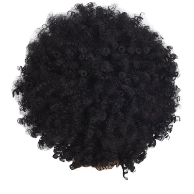 Máquina de peruca de 360 dentes feita de cabelo sintético resistente ao calor em preto e 30/33 Ombre