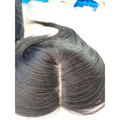 Estreito 140% Densidade de Toupee 100% Cabelo humano Cabelo longo Para mulheres com estilo