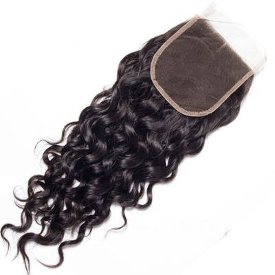 Extensões de cabelo humano com encaixe fechamento tecido de cabelo tecido único 0,2 kg