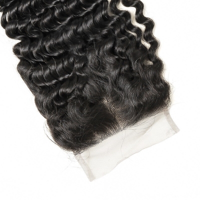 Extensões de cabelo humano com encaixe fechamento tecido de cabelo tecido único 0,2 kg