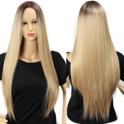 50% maior proporção de cabelo Perucas de cabelo sintético resistentes ao calor para desempenho superior