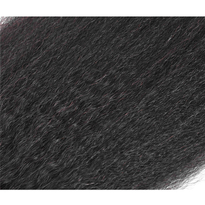 Proporção de cabelo mais longo 55% cabelo humano Peruca de fechamento de renda suíça com vantagem suave e brilhante