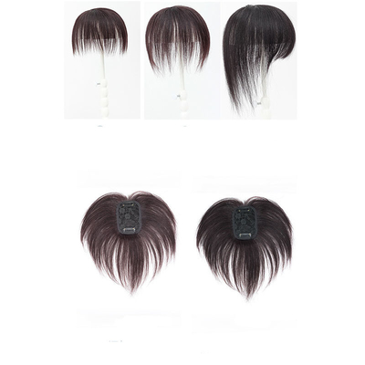 Forneça diretamente toupee feminino com cabelo natural preto/marrom escuro brasileiro em Good