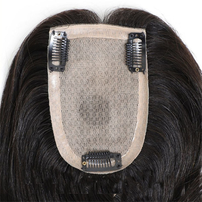 Forneça diretamente toupee feminino com cabelo natural preto/marrom escuro brasileiro em Good
