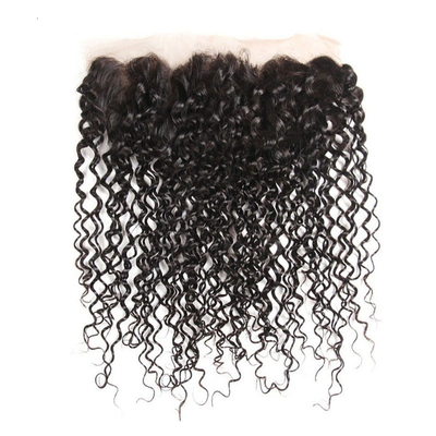 0.2 kg Peruca de extensão de cabelo virgem com fecho frontal de renda e 100% de cabelo humano
