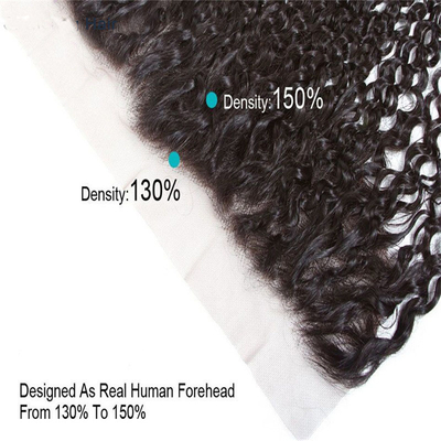 0.2 kg Peruca de extensão de cabelo virgem com fecho frontal de renda e 100% de cabelo humano