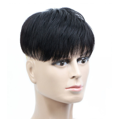 Toupee de cabelo humano de alta qualidade para homens 100% de cabelo brasileiro