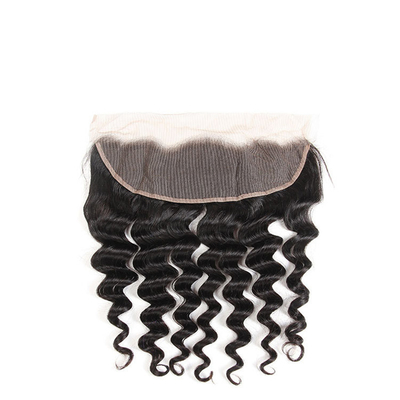 Requisitos do Cliente Peruca de fechamento de renda Hd com cabelo virgem de estilo onda profunda solta