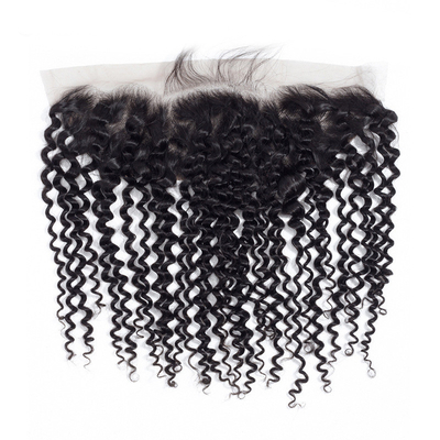 Requisitos do Cliente Peruca de fechamento de renda Hd com cabelo virgem de estilo onda profunda solta