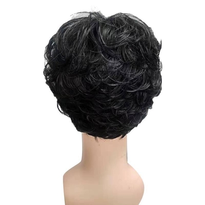 Peruca de cabelo sintético longa e recta com renda na frente cabelo macio e brilhante tamanho de boné pequeno