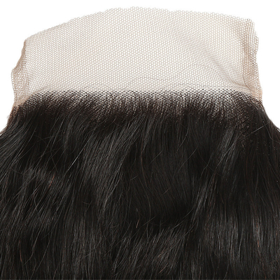 Fecho de renda reta para extensões de cabelo reto sem derramamento