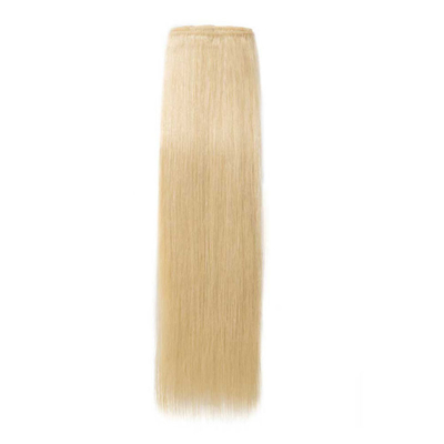 100% Clip de cabelo humano em extensões de cabelo e suave brilhante sem emaranhamento 613 / 24 cor