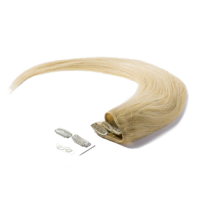 100% Clip de cabelo humano em extensões de cabelo e suave brilhante sem emaranhamento 613 / 24 cor