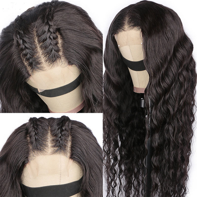 Peruca frontal de renda cabelo humano cabelo virgem T-parte HD cabelo frontal perucas técnica renda suíça