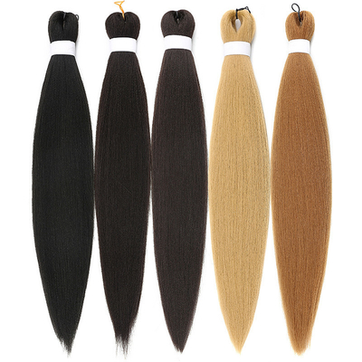 Cabelo sintético Fibra de trança Extensão do cabelo Pré esticado 150%/180%/200%/250% Densidade