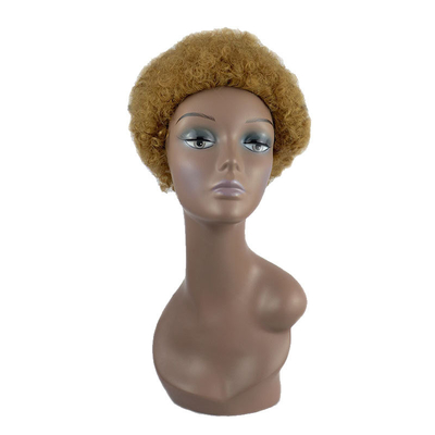 Melhore o teu estilo com a nossa Peruca Afro Curta Full Cuticle 180% Densidade Curly Pixie Cut
