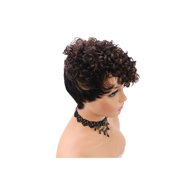 Remy Hair Lace Front Technique Pixie Cut Peruca de Cabelo Humano Perucas Curto Brasil