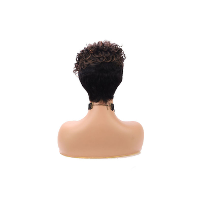 Remy Hair Lace Front Technique Pixie Cut Peruca de Cabelo Humano Perucas Curto Brasil
