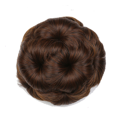 60% Proporção de cabelo mais longo Chignon trançado sintético para moda natural em 2022