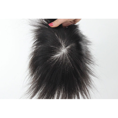 Cabelo humano de alta qualidade Toupee de moda Pequeno/Grande/Mediano para o homem elegante