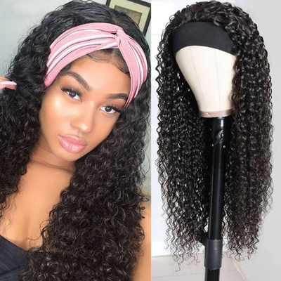 High Grade Human Hair Headband Peruca Grip Adequado para TODAS as COLORES Duração 8-16 polegadas