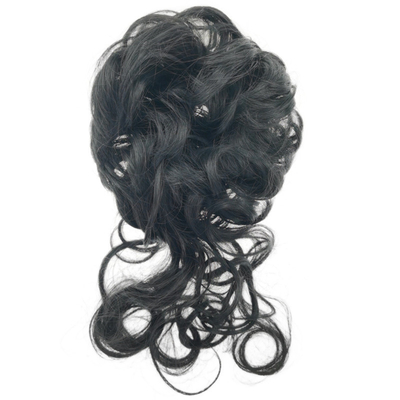 Cabelo sintético leve trançado Chignon para padrões 0,02 kg Proporção de cabelo mais longo 50%