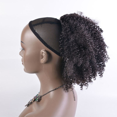 Proporção de cabelo mais longo 50% cabelo sintético trançado Chignon para fixação de banda de borracha