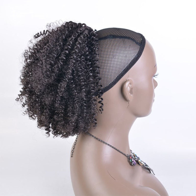 Proporção de cabelo mais longo 50% cabelo sintético trançado Chignon para fixação de banda de borracha