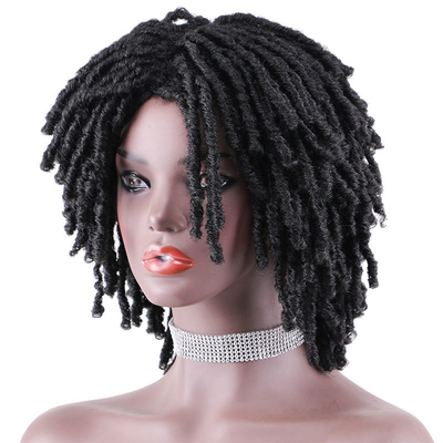 Fabricado natural bob ondulado peruca longa variedade de cor perucas sintéticas resistentes ao calor Fibras fornecedores