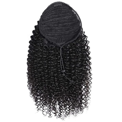 Pedaço de cabelo preto personalizado com vantagem livre de descascamento e emaranhamento