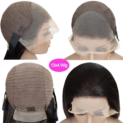 Perucas da frente de renda 100%Pelo humano 4*4 vendedores de fechamento 13*4/13*6 cabelo virgem indiano Remy