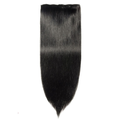 Full Cuticle Hair Clip Ins Raw Indian Real Hair Extensions para Mulheres Negras