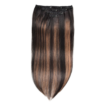 Virgin Highlight Remy Hair Clip In Extensions 7-9 peças