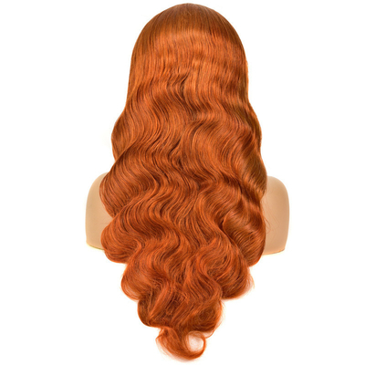 Remy Hair Top Grade Brasileiro 13*4 Highlight Peruca com Ginger Color HD renda Frontal