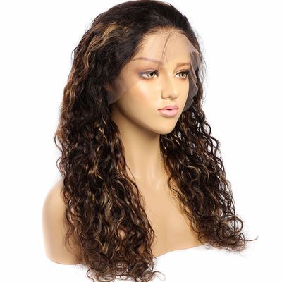 22 polegadas de cabelo brasileiro P4/27 Transparente renda cabelo humano perucas para suas necessidades de cabelo
