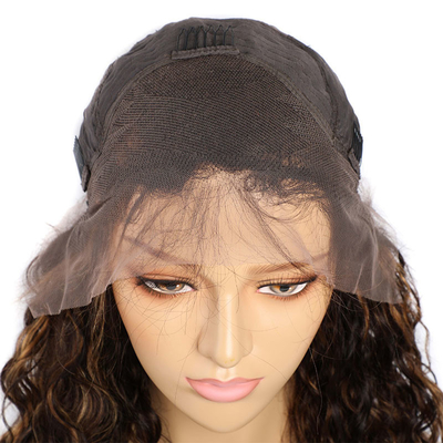22 polegadas de cabelo brasileiro P4/27 Transparente renda cabelo humano perucas para suas necessidades de cabelo