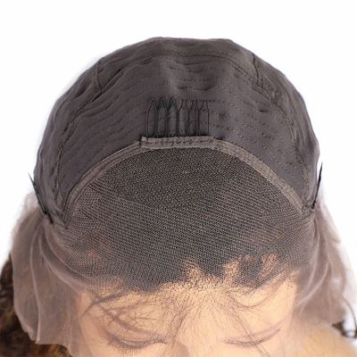 22 polegadas de cabelo brasileiro P4/27 Transparente renda cabelo humano perucas para suas necessidades de cabelo