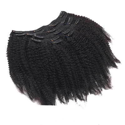 12 A Grau 1B Cor Natural Remy Vermelho Virgem Brasileira Afro Kinky Cabelo encaracolado