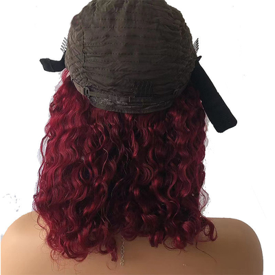 Cabelo Virgem Brasileira Ondulado Profundo Coroado HD renda Frontal Peruca Longa com Tipo de Cabelo Humano