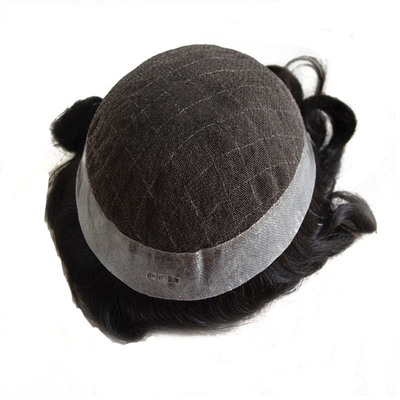 HD estilo e renda macia cabelo masculino peruca 6 polegadas comprimento Afro rizado tecido toupee para homens negros