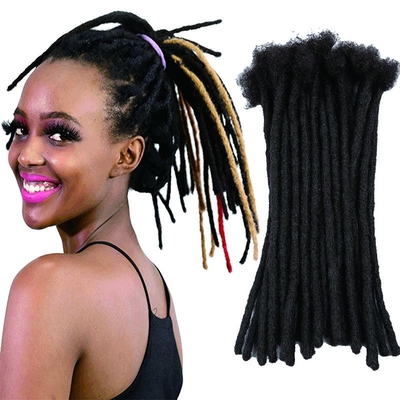 Cabelo humano em massa para mulher sem tecelagem irmã dreadlocks cabelos tranças de crochê Locks extensões