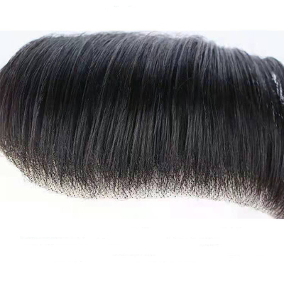 Super PU Skin Hair Topper 100% cabelo humano Design de Toupee Direito com Invisível V Loop Frente